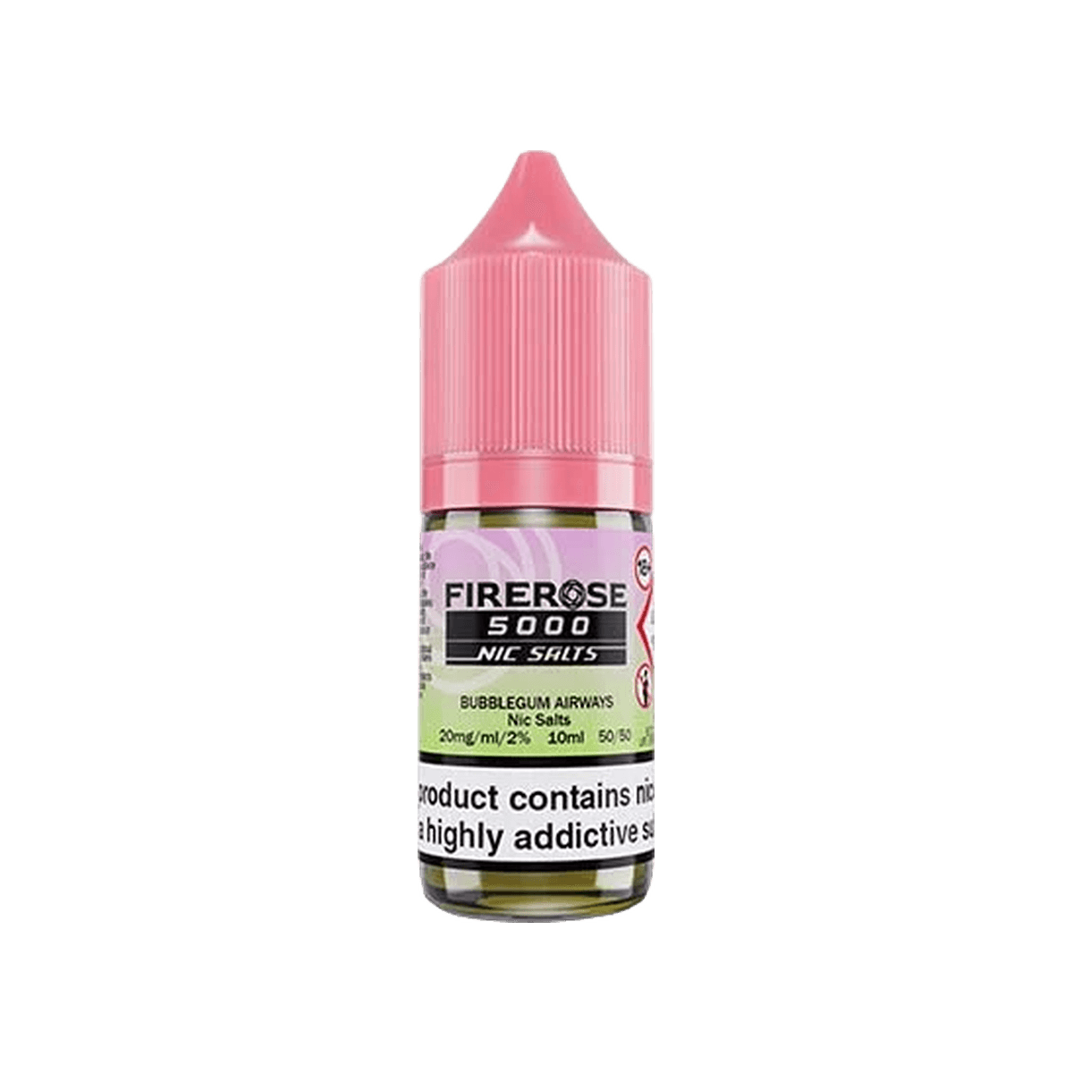 Bubblegum Airways Nic Salt E-Liquid by Elux Firerose 5000