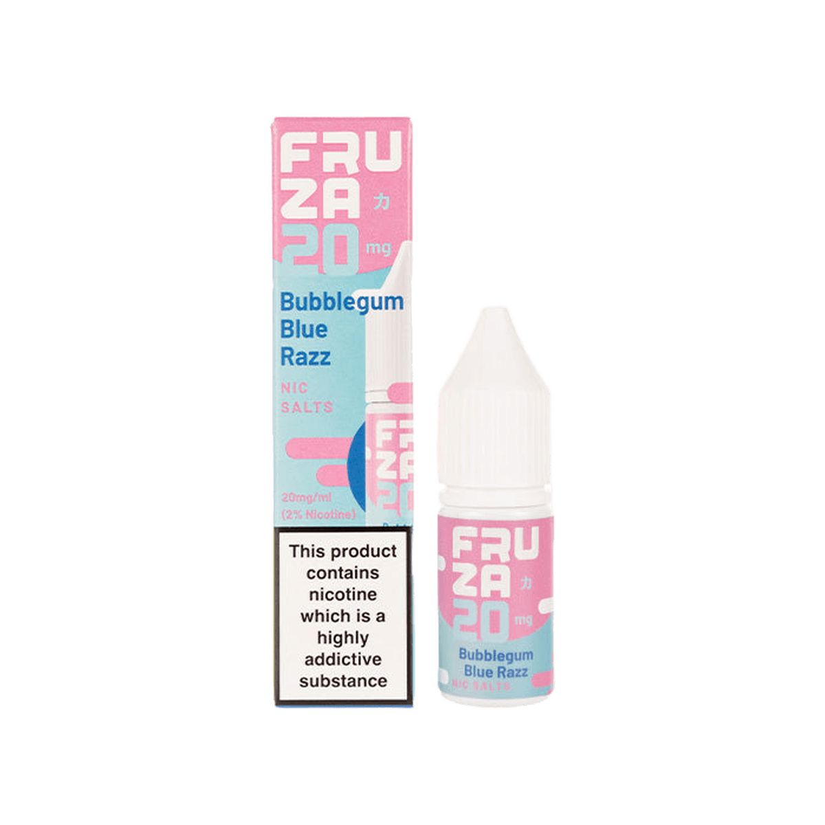 Bubblegum Blue Razz Nic Salt E-Liquid by Fruza