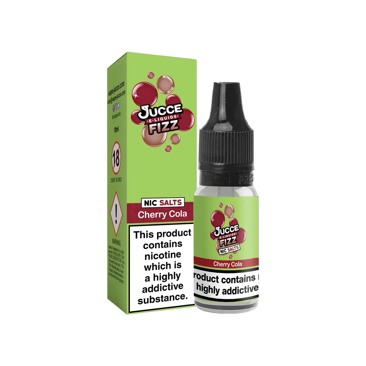 Cherry Cola Nic Salt E-Liquid by Jucce Fizz