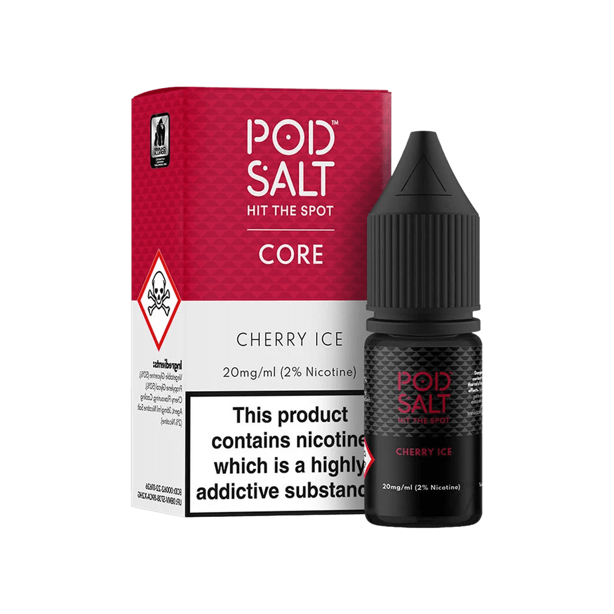 Cherry Ice Nic Salt E-Liquid by Pod Salt - E-Liquids