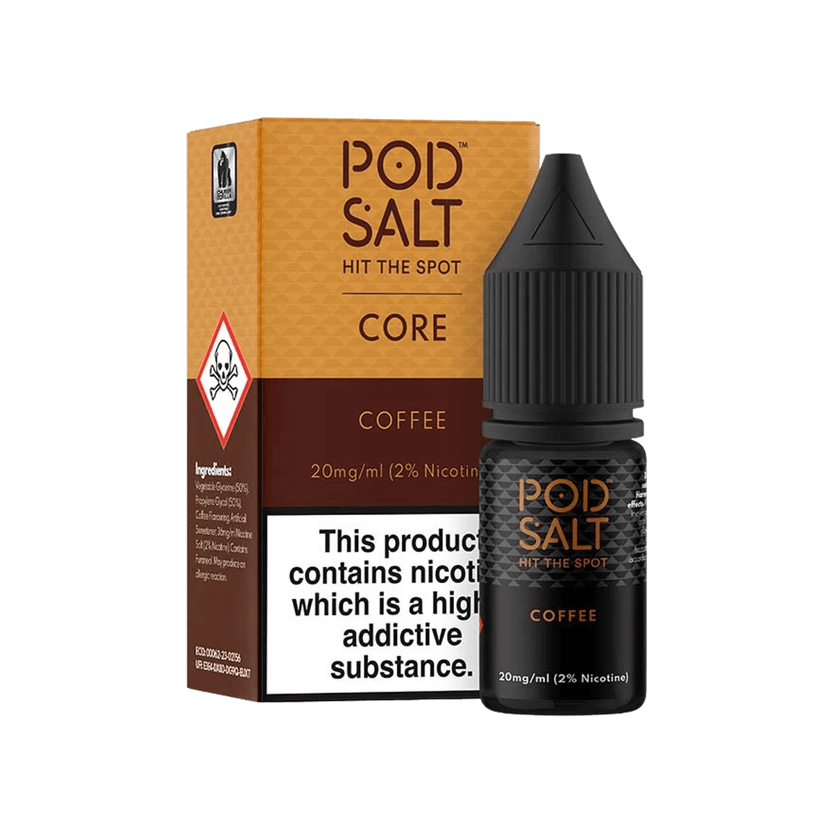 Coffee Nic Salt E-Liquid by Pod Salt - E-Liquids