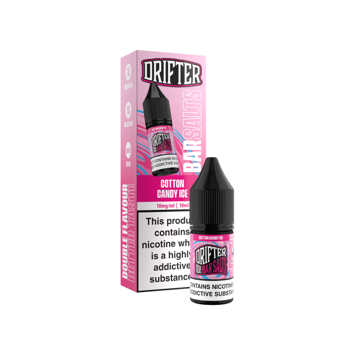 Cotton Candy Ice Nic Salt E-Liquid by Drifter Bar Salts - 10mg E-Liquid