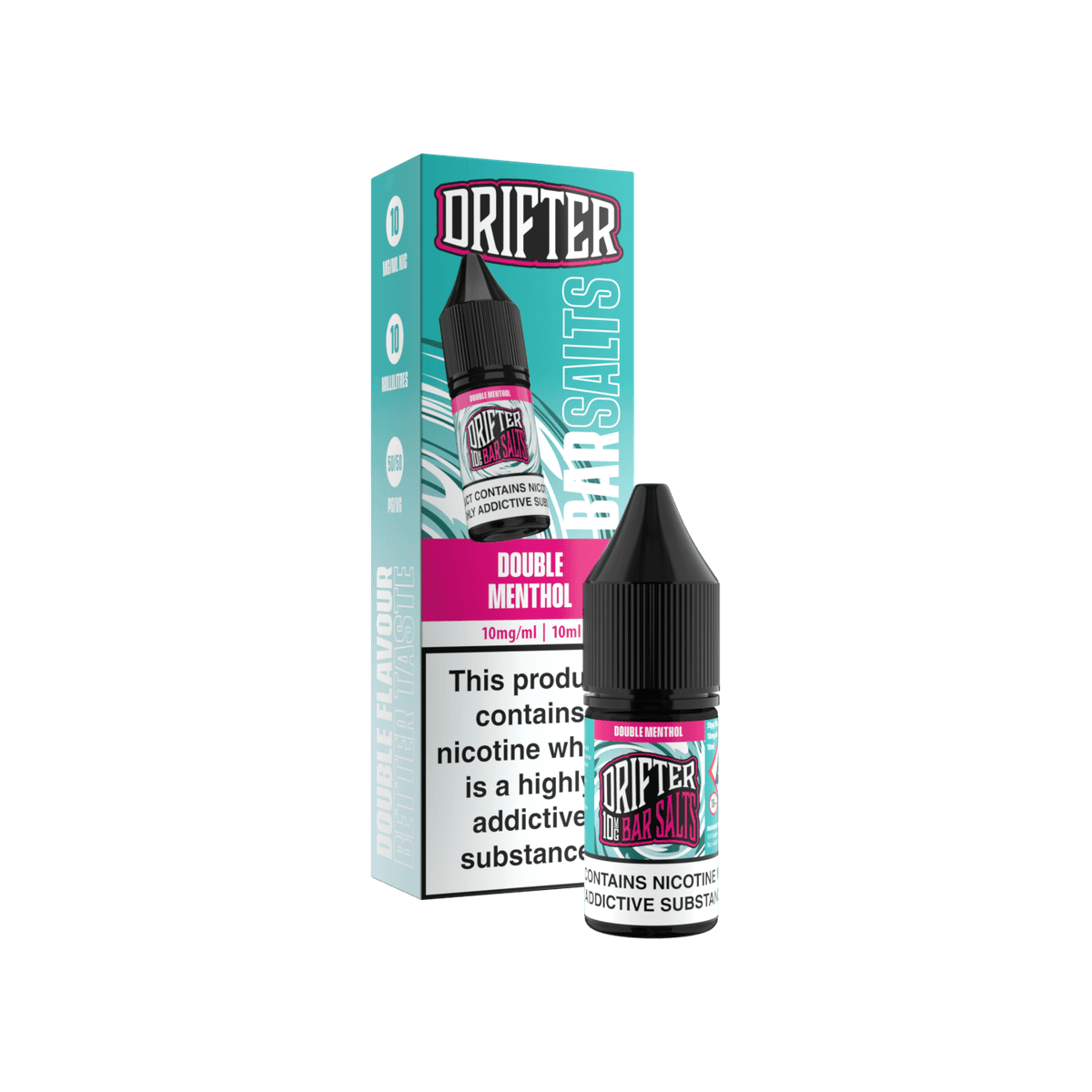 Double Menthol Nic Salt E-Liquid by Drifter Bar Salts - E-Liquids