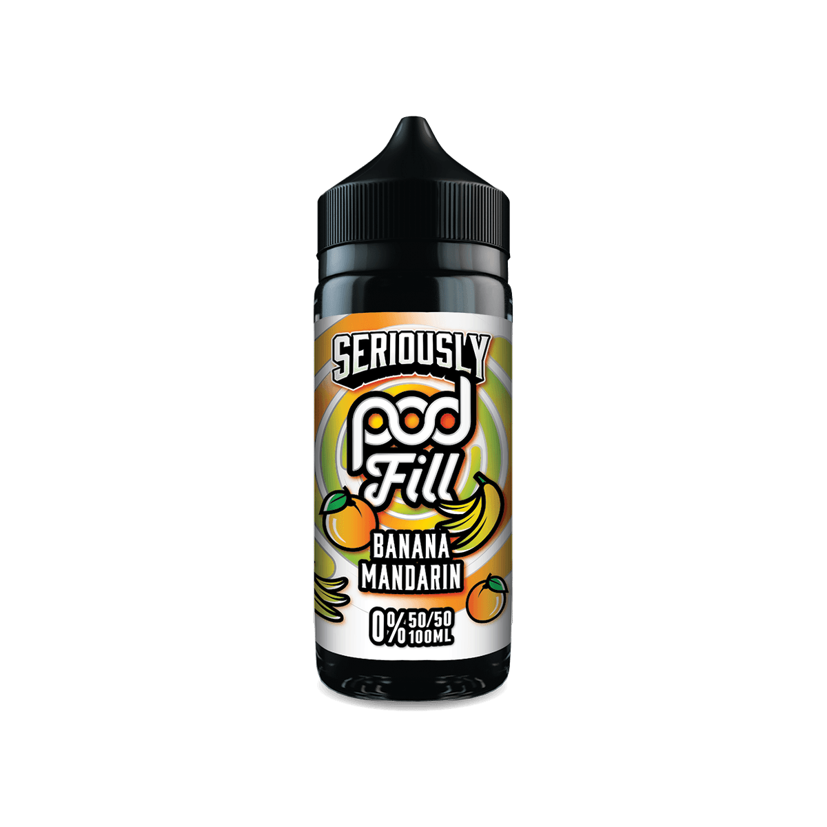 Banana Mandarin Shortfill E-Liquid by Seriously Pod Fill 100ml - 0mg E-Liquid