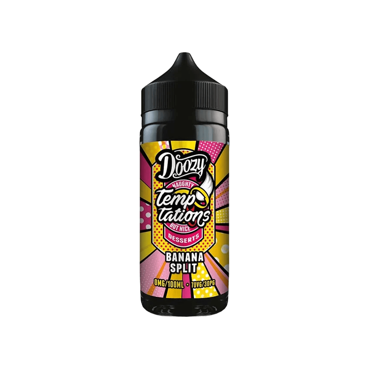 Banana Split Shortfill E-Liquid by Doozy Temptations 100ml