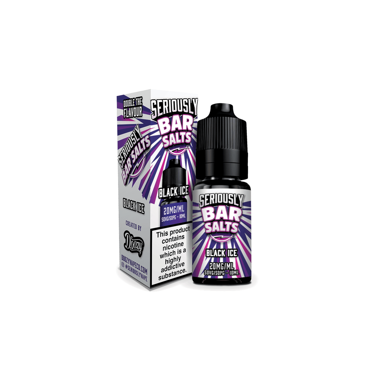 Black Ice Nic Salt E-Liquid by Seriously Bar Salts