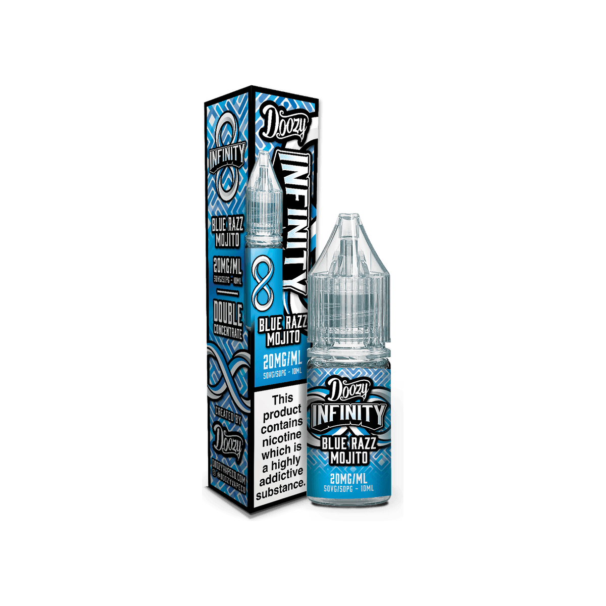 Blue Razz Mojito Nic Salt E-Liquid by Doozy Infinity - 10mg E-Liquid