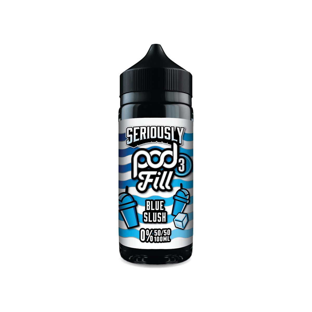 Blue Slush Shortfill E-Liquid by Seriously Pod Fill 3 100ml