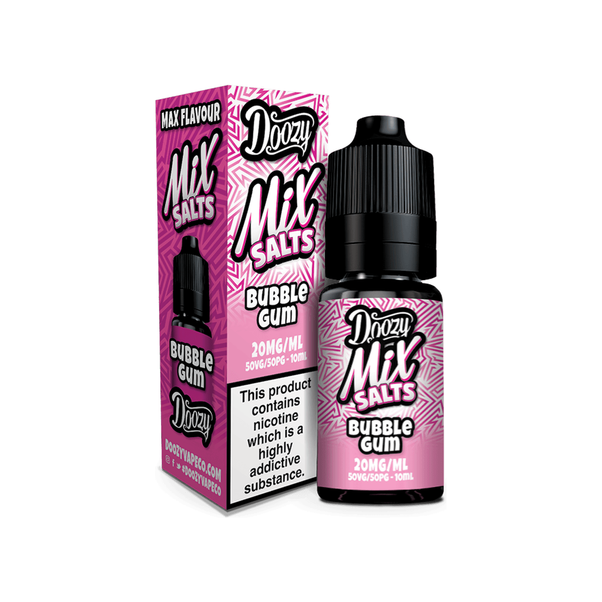 Bubblegum Nic Salt E-Liquid by Doozy Mix Salts