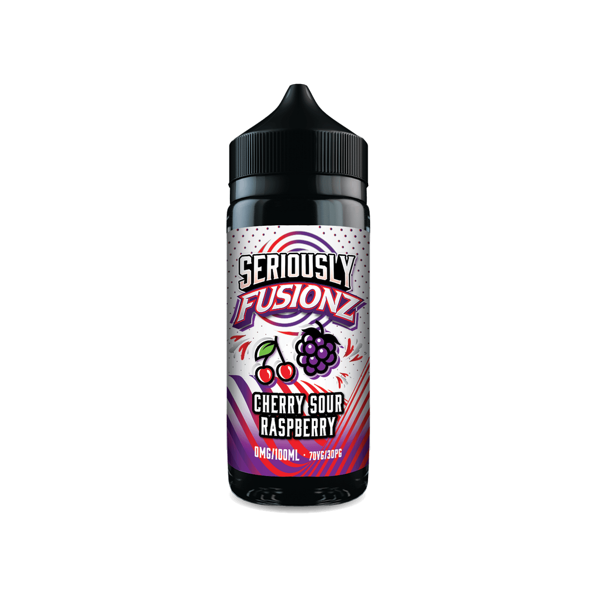 Cherry Sour Raspberry Shortfill E-Liquid by Seriously Fusionz 100ml - 0mg E-Liquid