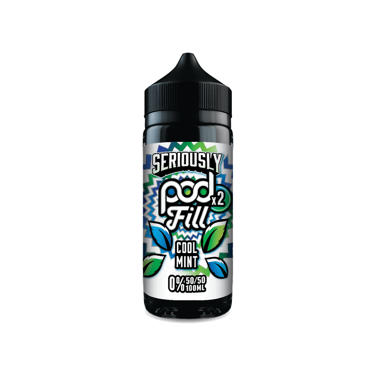 Cool Mint Shortfill E-Liquid by Seriously Pod Fill x2 100ml - 0mg E-Liquid