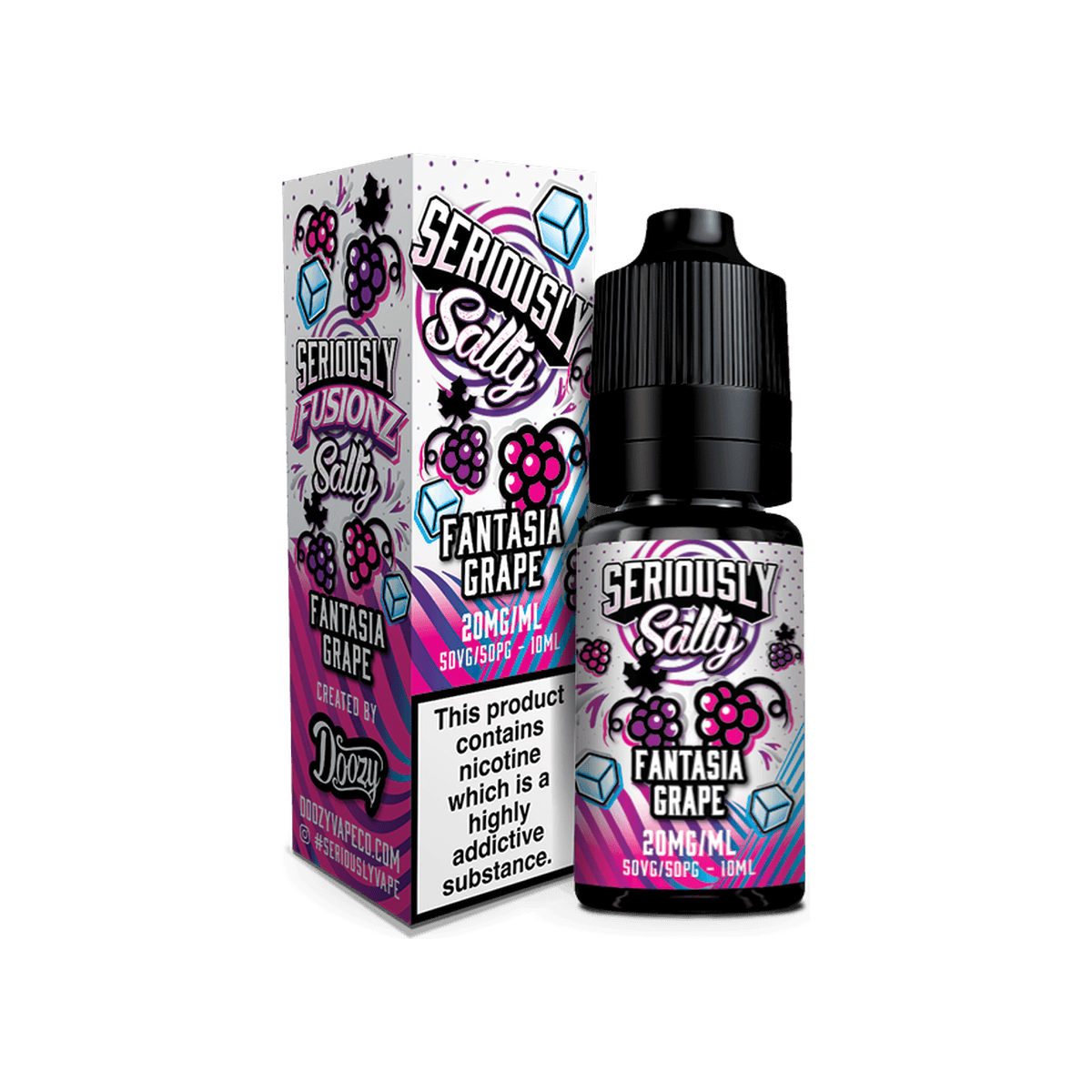 Fantasia Grape Nic Salt E-Liquid by Seriously Fusionz - 10mg E-Liquid