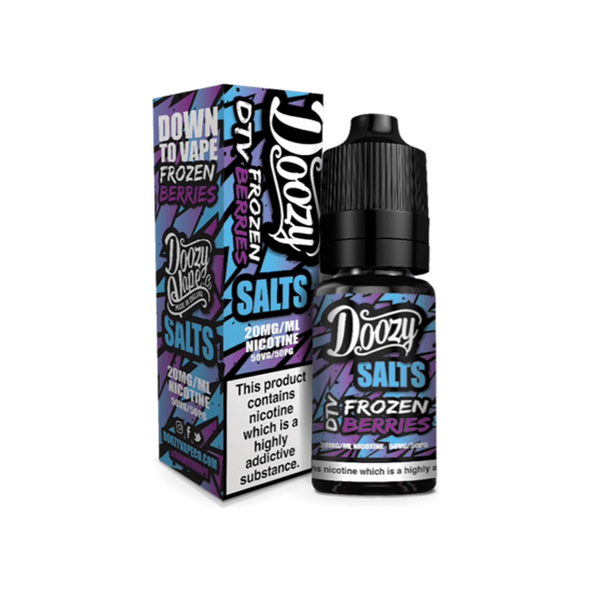 Frozen Berries Nic Salt E-Liquid by Doozy Salts - 10mg E-Liquid
