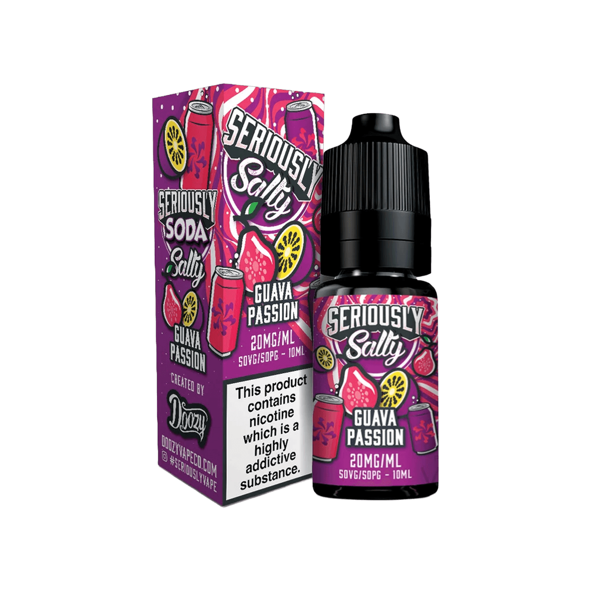 Guava Passion Nic Salt E-Liquid by Seriously Soda