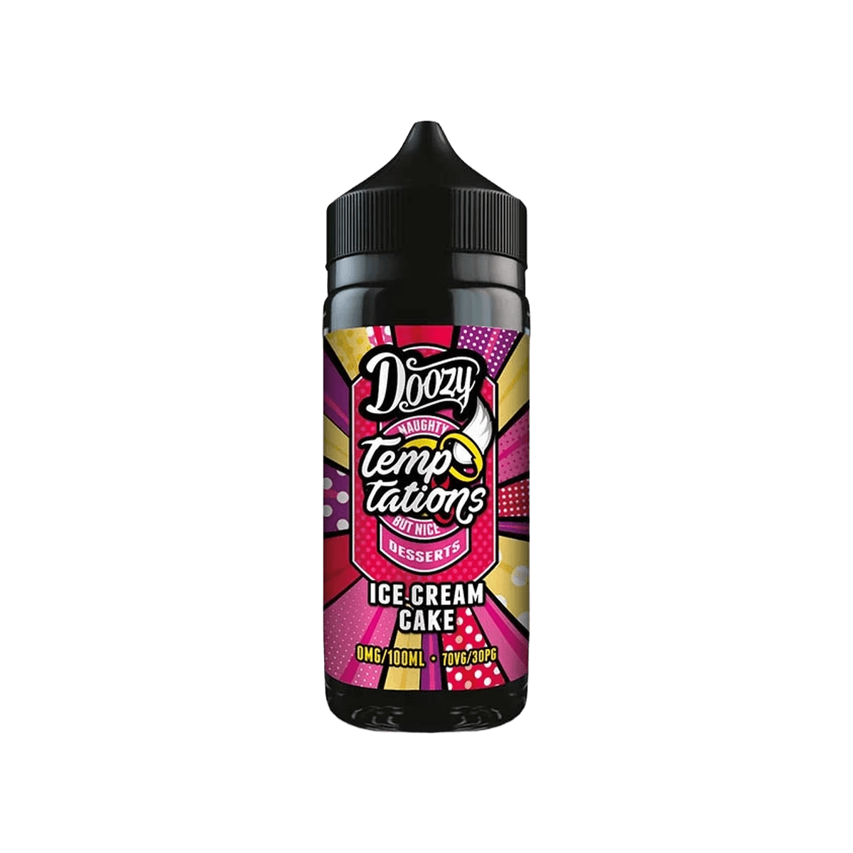 Ice Cream Cake Shortfill E-Liquid by Doozy Temptations 100ml - 0mg E-Liquid