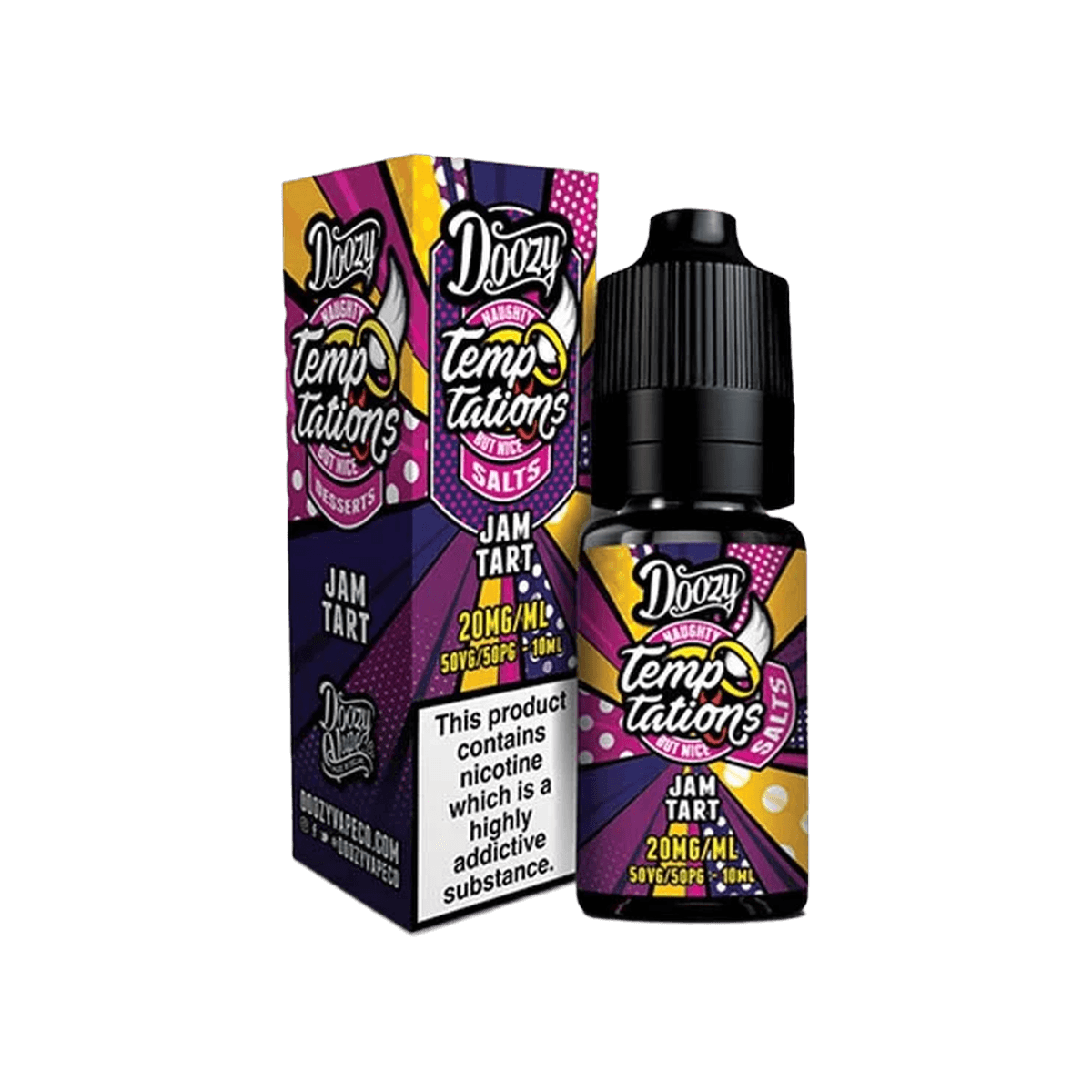 Jam Tart Nic Salt E-Liquid by Doozy Temptations - 10mg E-Liquid