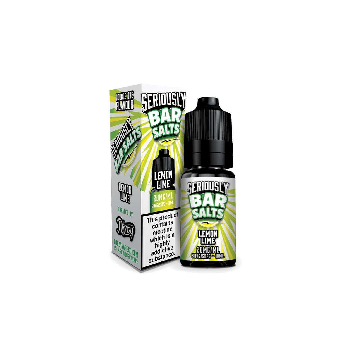 Lemon Lime Nic Salt E-Liquid by Seriously Bar Salts - 10mg E-Liquid