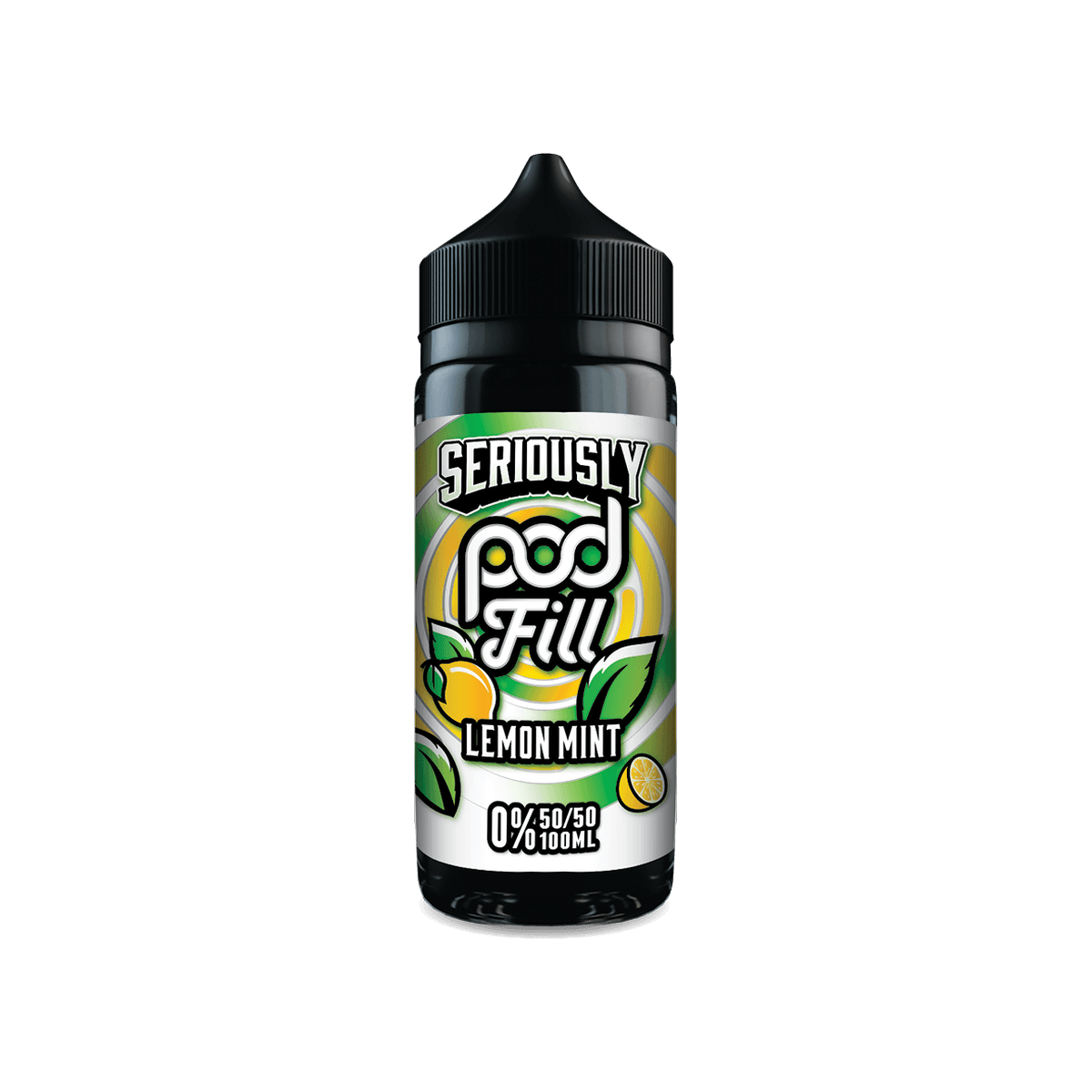 Lemon Mint Shortfill E-Liquid by Seriously Pod Fill 100ml - 0mg E-Liquid