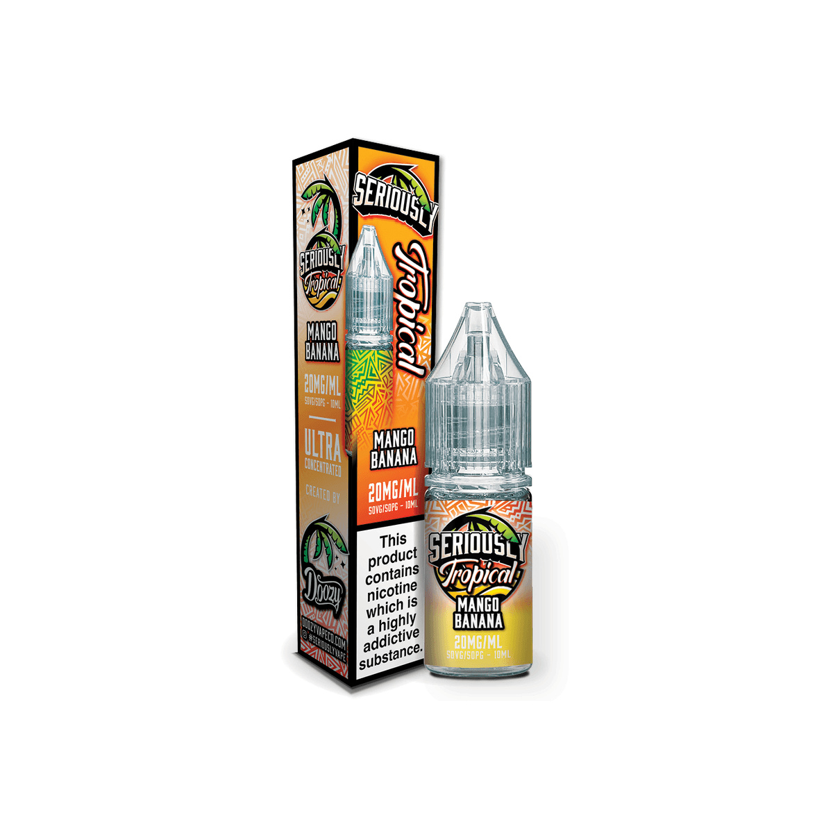 Mango Banana Nic Salt E-Liquid by Seriously Tropical - 10mg E-Liquid