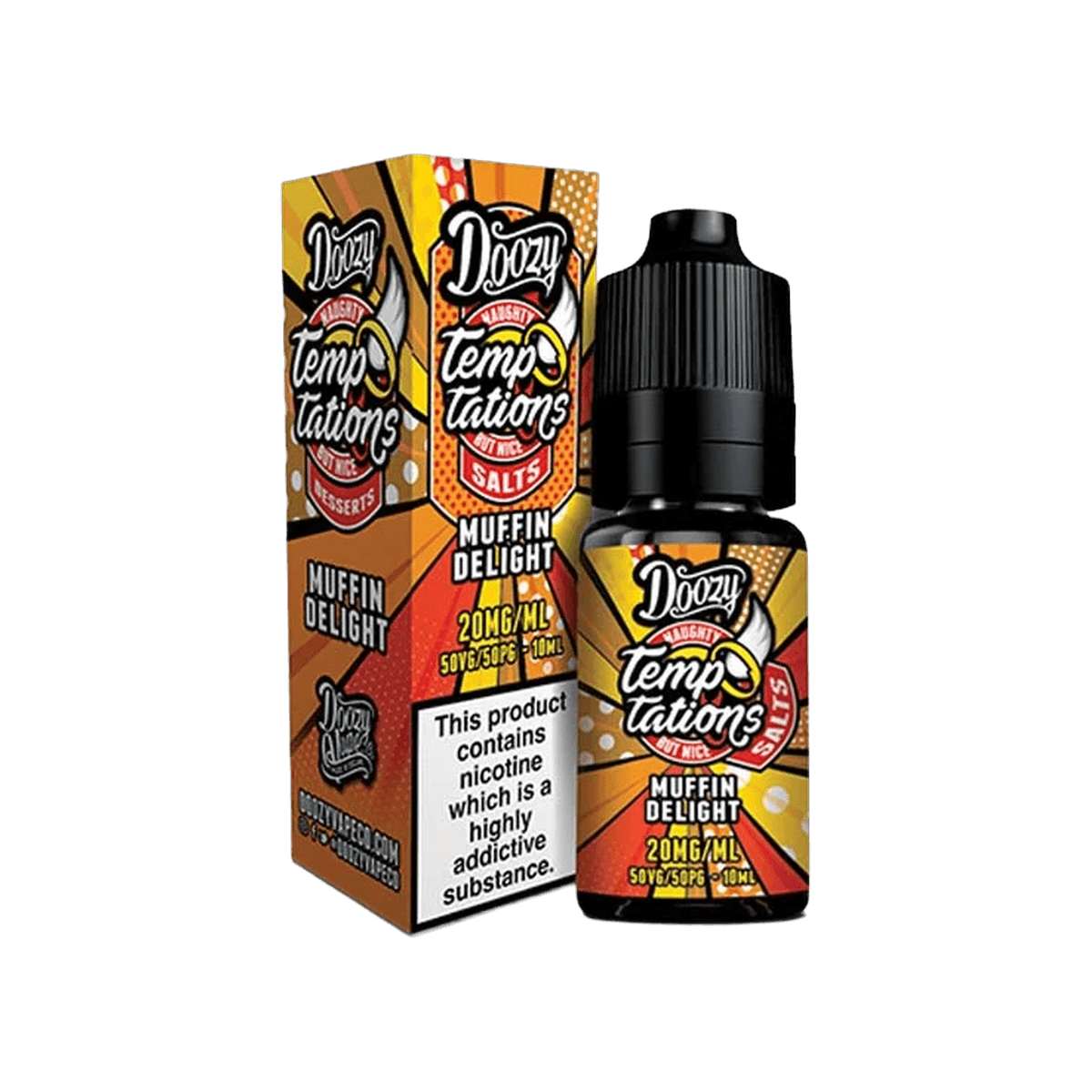 Muffin Delight Nic Salt E-Liquid by Doozy Temptations
