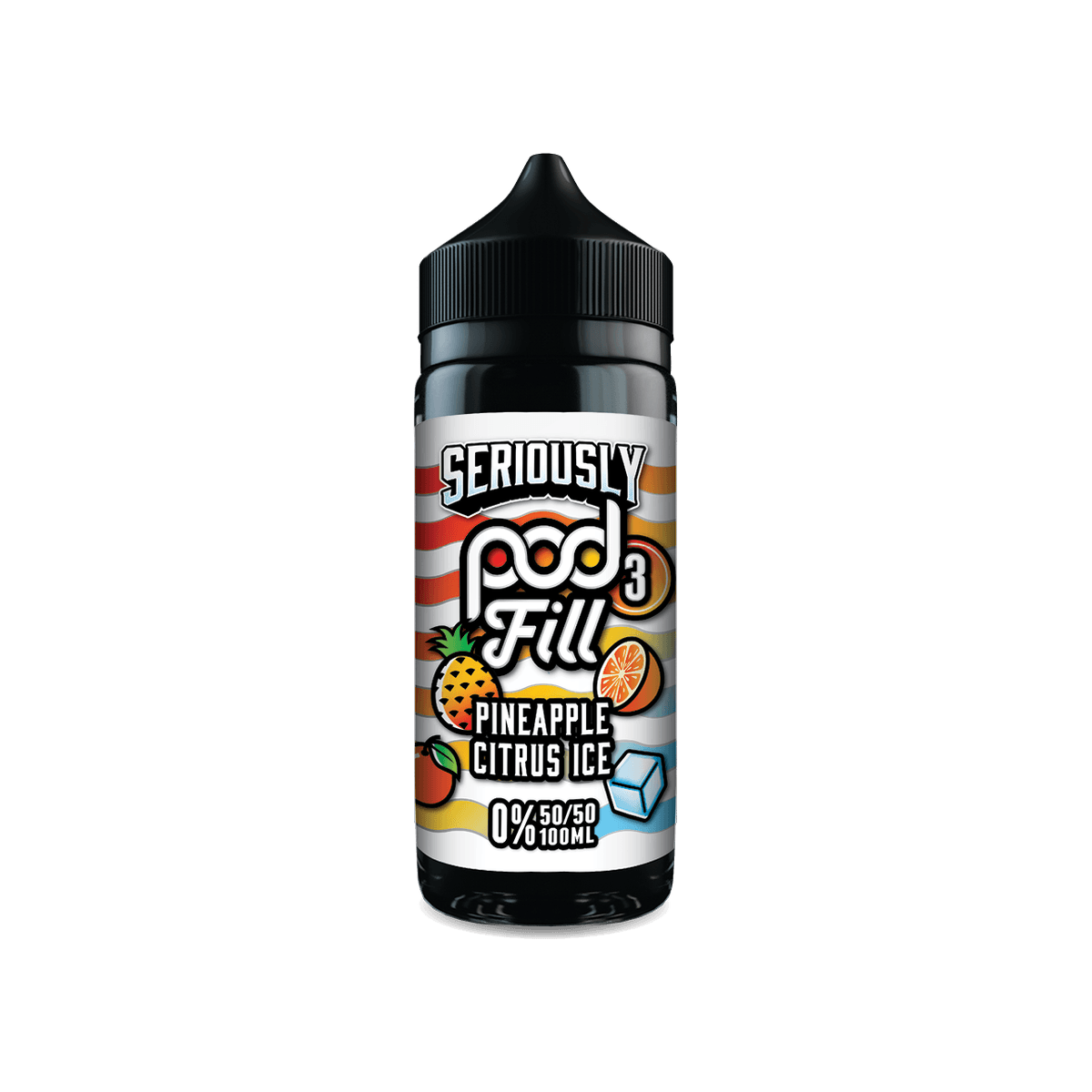 Pineapple Citrus Ice Shortfill E-Liquid by Seriously Pod Fill 3 100ml