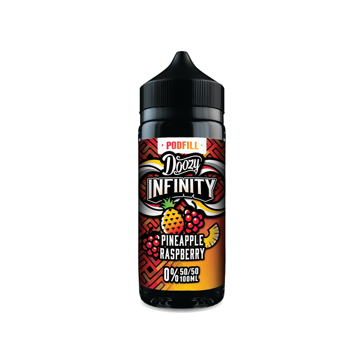 Pineapple Raspberry 50VG Shortfill E-Liquid by Doozy Infinity 100ml - E-Liquids