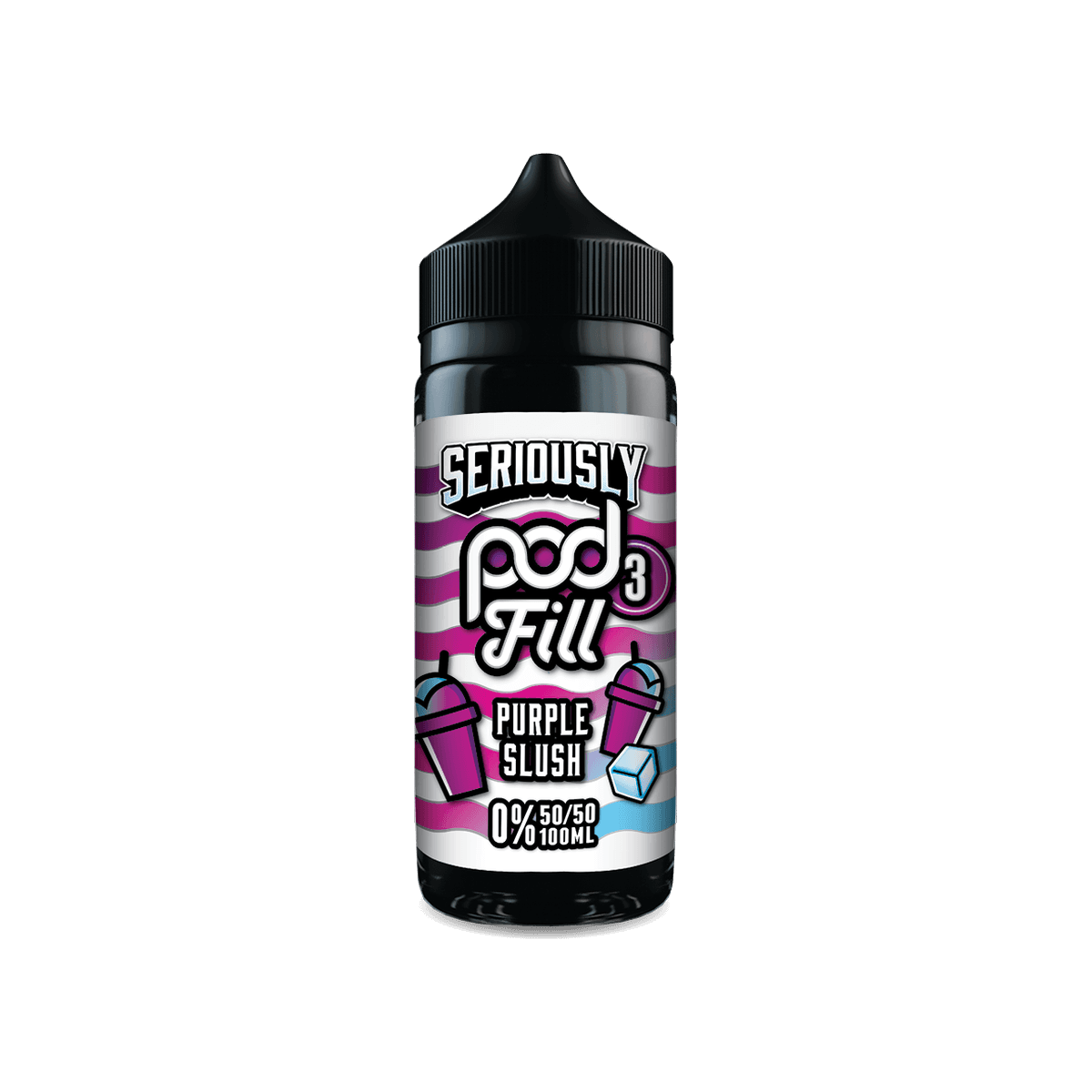 Purple Slush Shortfill E-Liquid by Seriously Pod Fill 3 100ml - 0mg E-Liquid