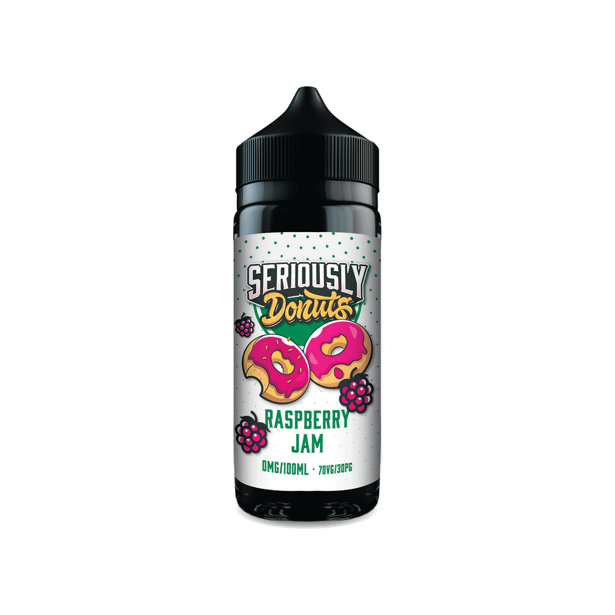 Raspberry Jam Shortfill E-Liquid by Seriously Donuts 100ml - 0mg E-Liquid