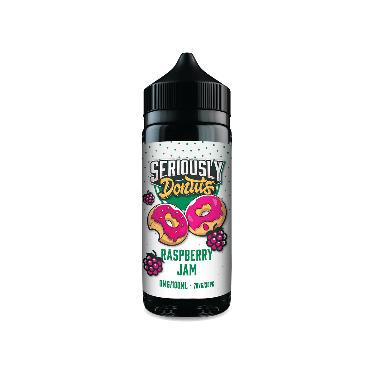 Raspberry Jam Shortfill E-Liquid by Seriously Donuts 100ml
