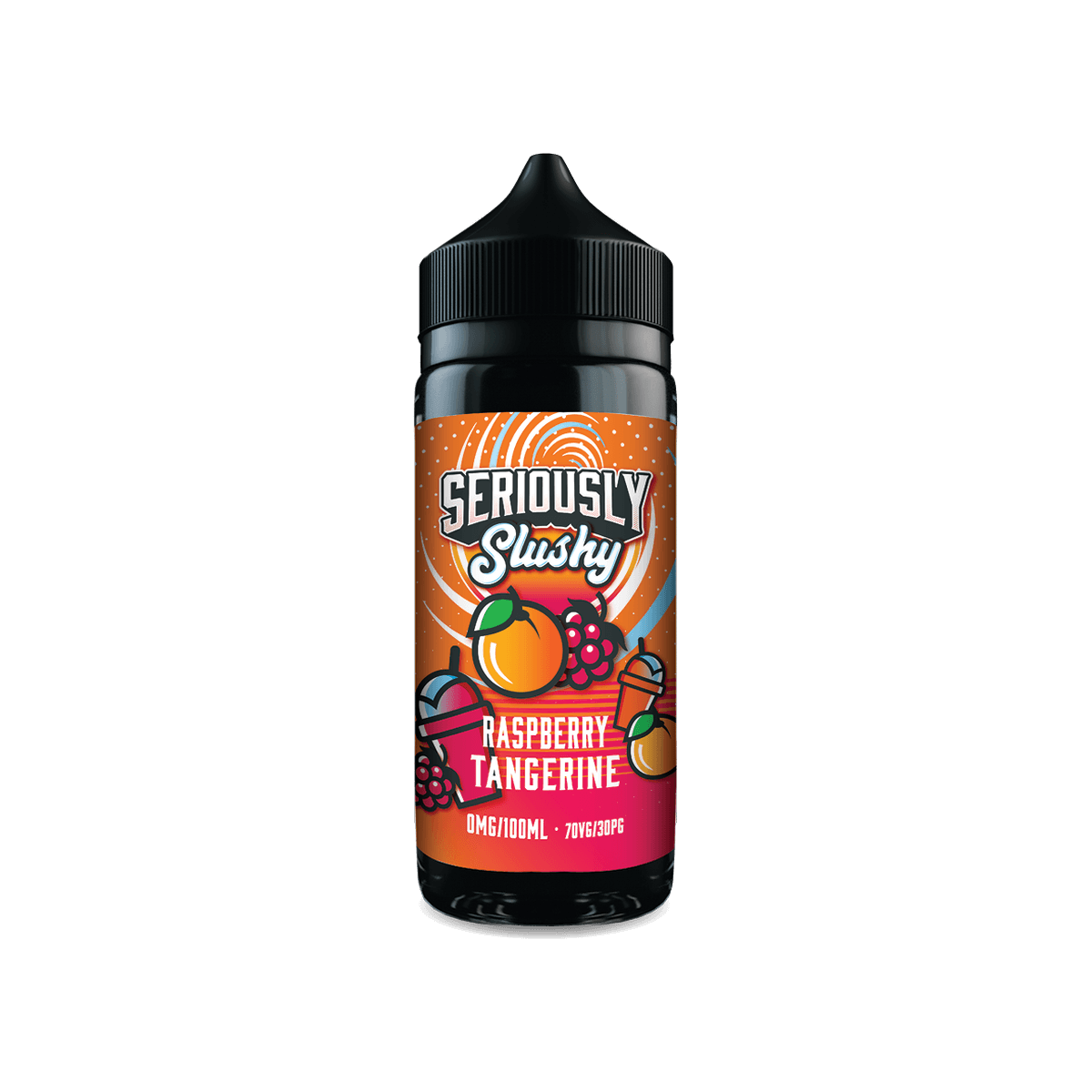 Raspberry Tangerine Shortfill E-Liquid by Seriously Slushy 100ml - 0mg E-Liquid