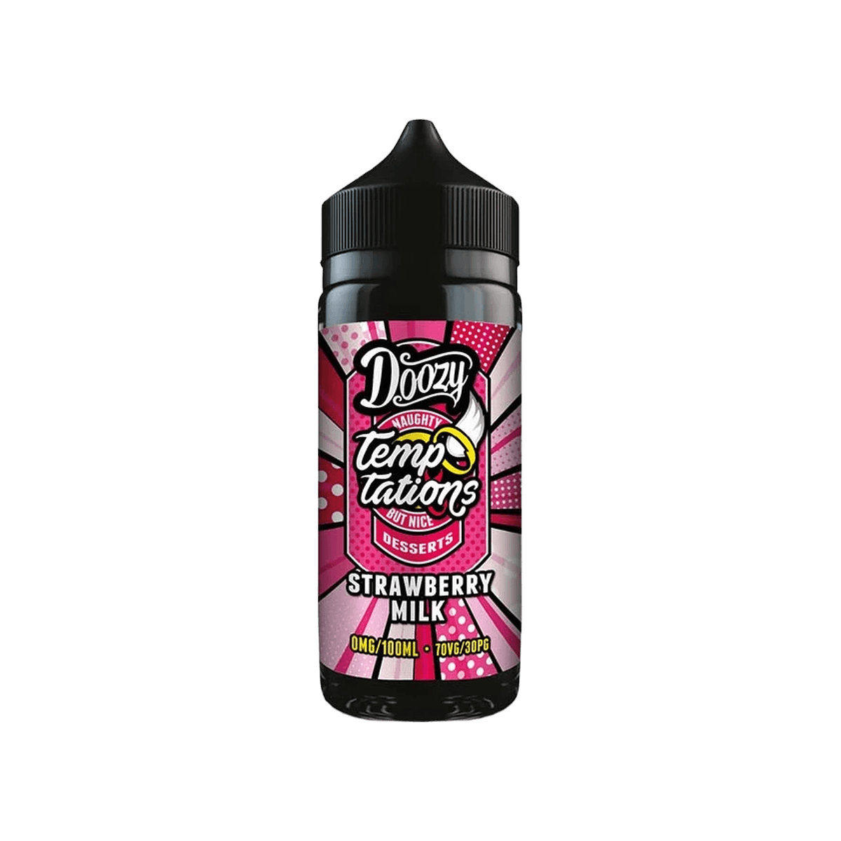 Strawberry Milk Shortfill E-Liquid by Doozy Temptations 100ml