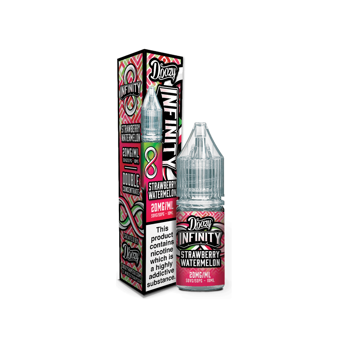 Strawberry Watermelon Nic Salt E-Liquid by Doozy Infinity - 10mg E-Liquid