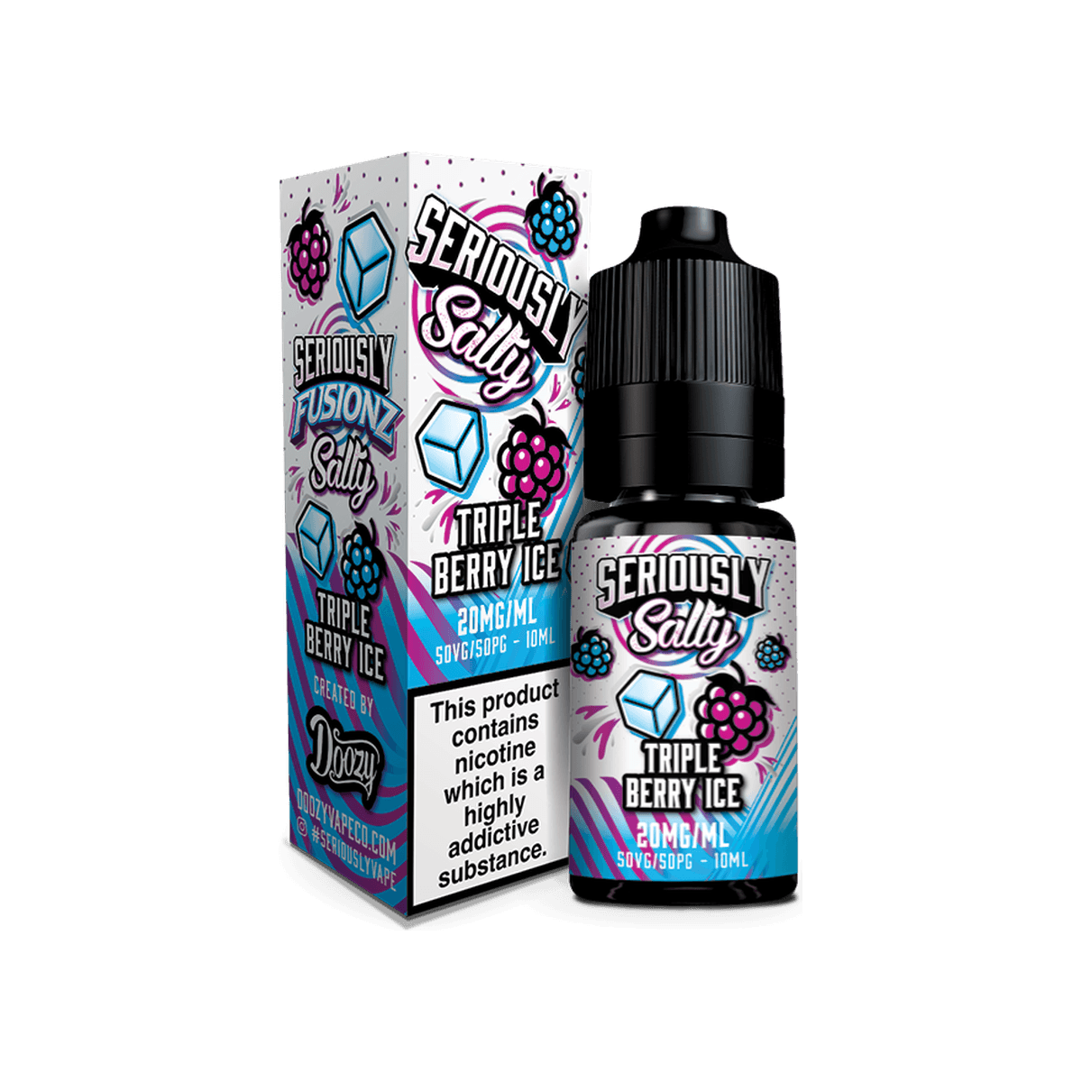 Triple Berry Ice Nic Salt E-Liquid by Seriously Fusionz - 10mg E-Liquid