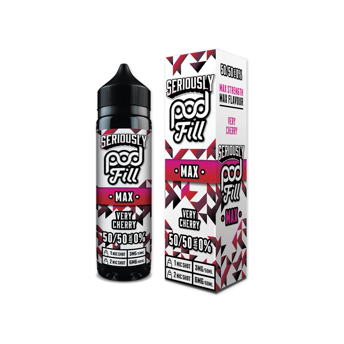 Very Cherry Shortfill E-Liquid by Seriously Pod Fill Max 40ml - 0mg E-Liquid