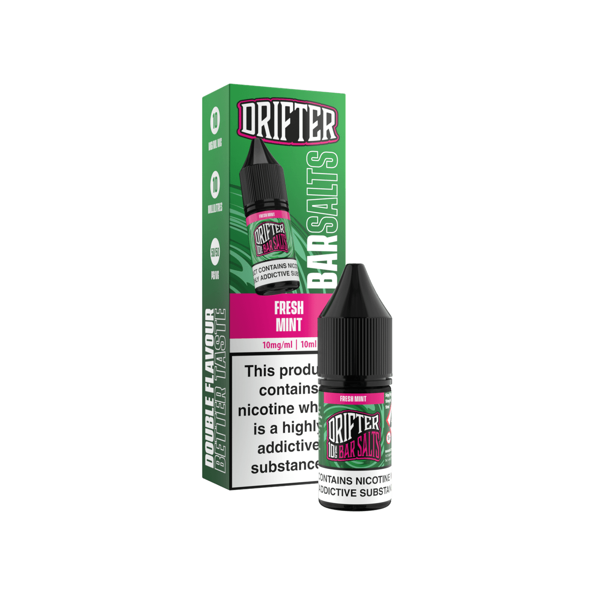 Fresh Mint Nic Salt E-Liquid by Drifter Bar Salts
