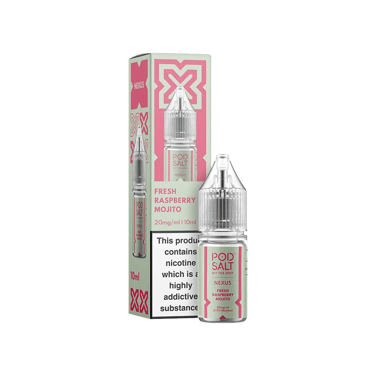 Fresh Raspberry Mojito Nic Salt E-Liquid by Pod Salt Nexus - E-Liquids