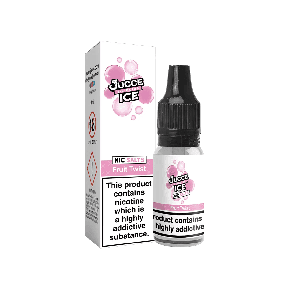 Fruit Twist Nic Salt E-Liquid by Jucce Ice - E-Liquids