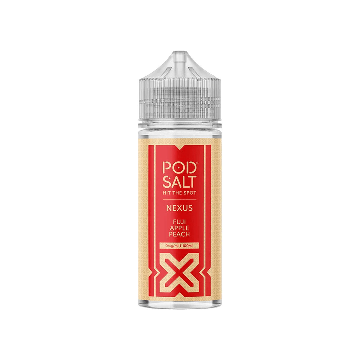 Fuji Apple Peach Shortfill E-Liquid by Pod Salt Nexus 100ml