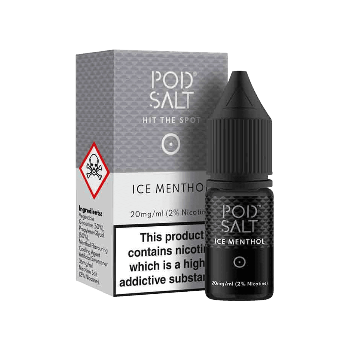 Ice Menthol Nic Salt E-Liquid by Pod Salt - E-Liquids
