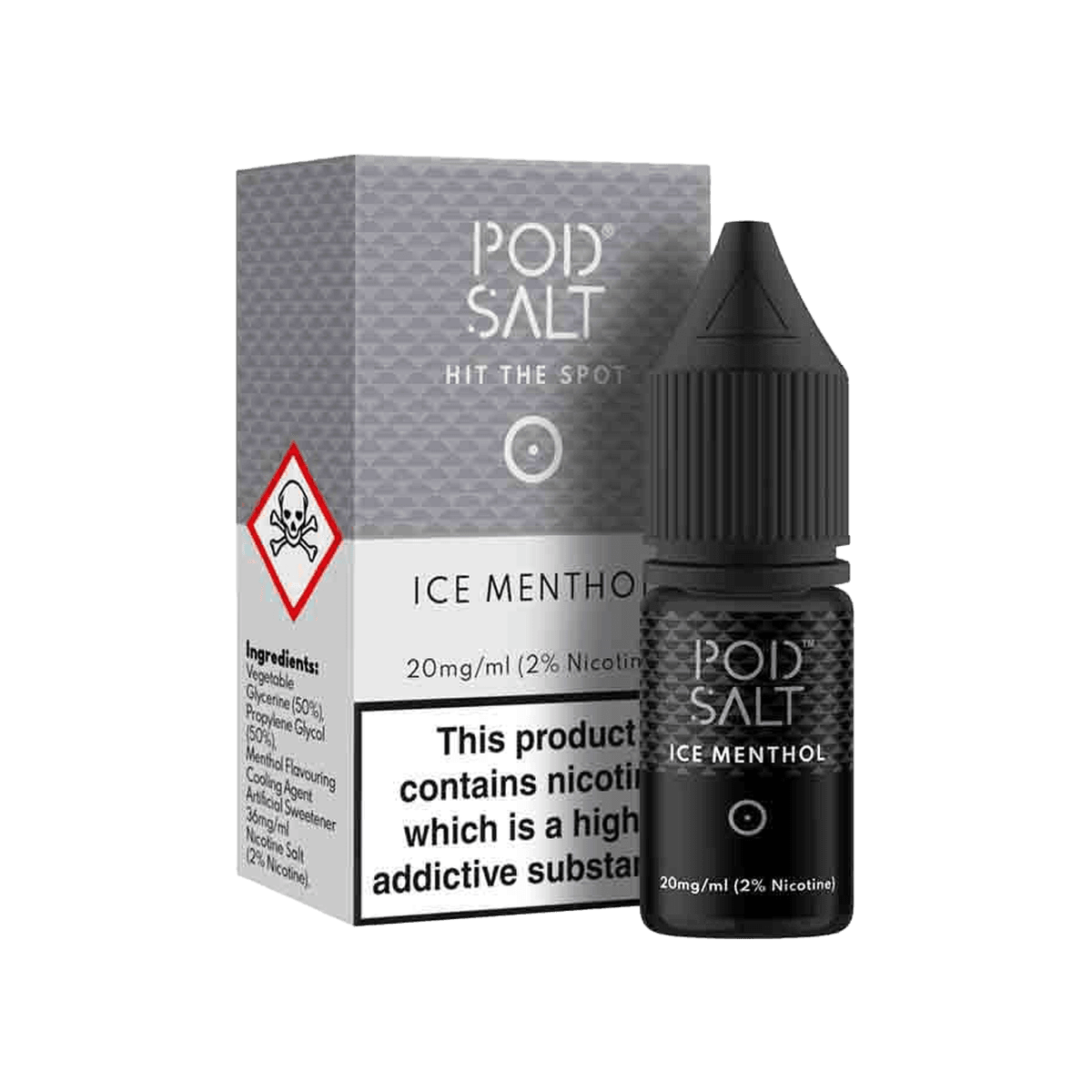 Ice Menthol Nic Salt E-Liquid by Pod Salt