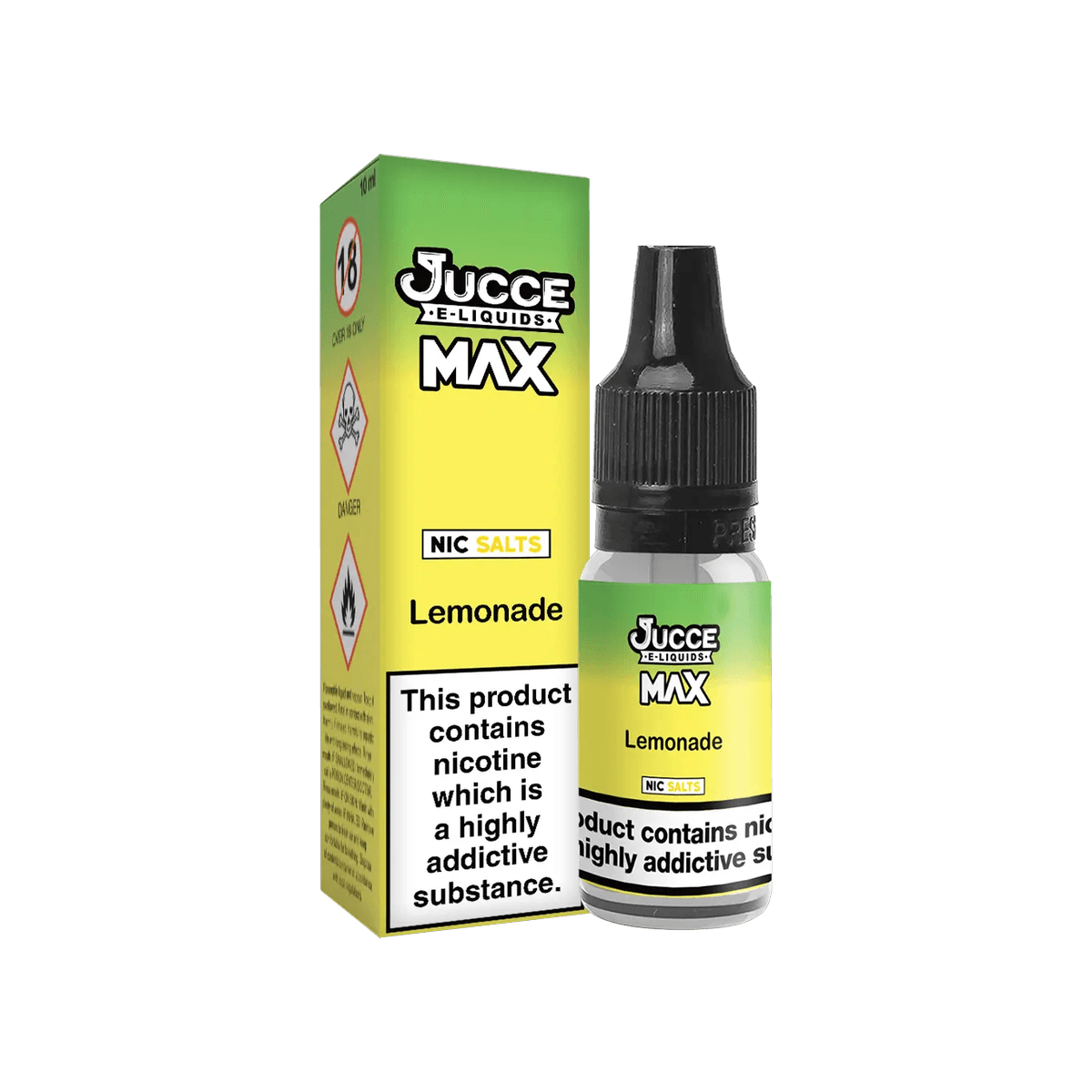 Lemonade Nic Salt E-Liquid by Jucce Max - E-Liquids