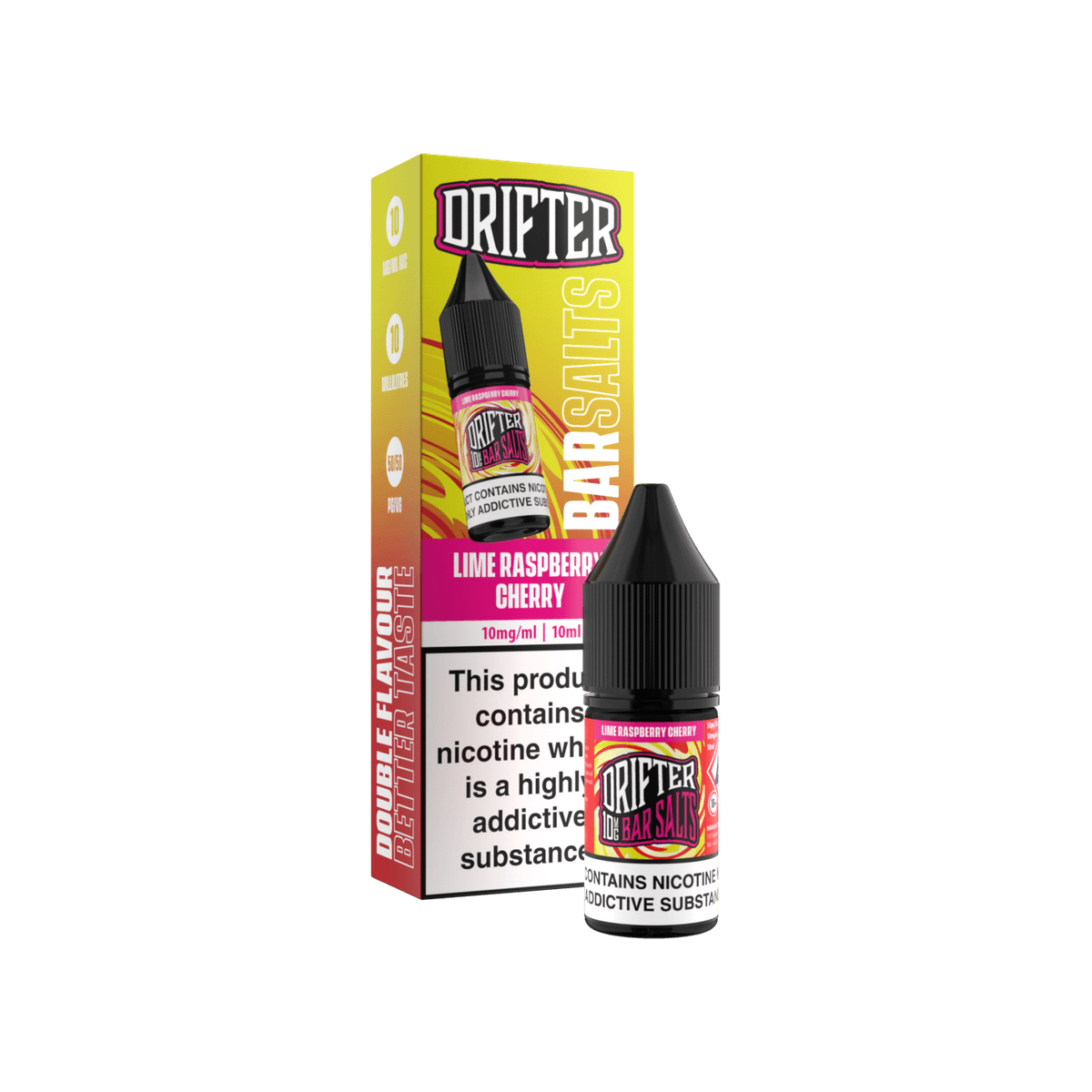 Lime Raspberry Cherry Nic Salt E-Liquid by Drifter Bar Salts