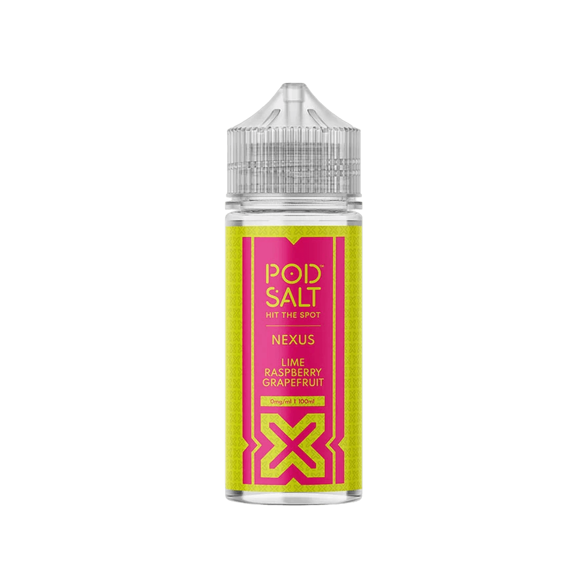 Lime Raspberry Grapefruit Shortfill E-Liquid by Pod Salt Nexus 100ml - 0mg E-Liquid