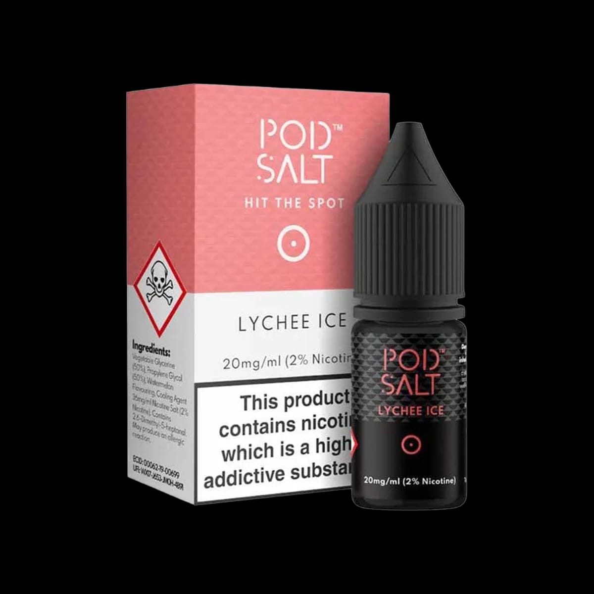 Lychee Ice Nic Salt E-Liquid by Pod Salt