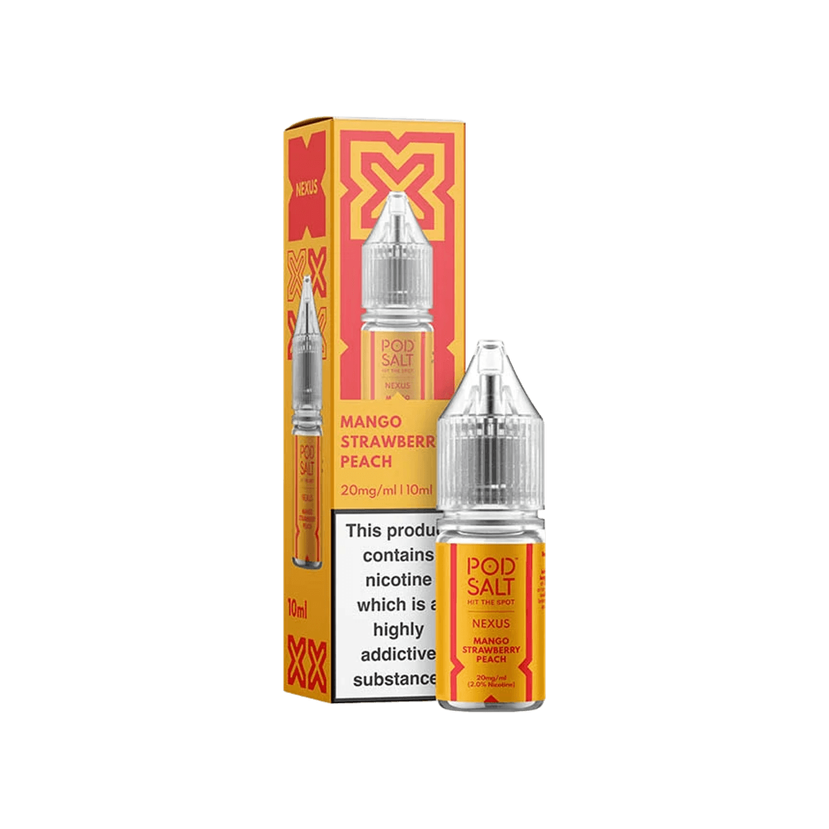 Mango Strawberry Peach Nic Salt E-Liquid by Pod Salt Nexus - E-Liquids