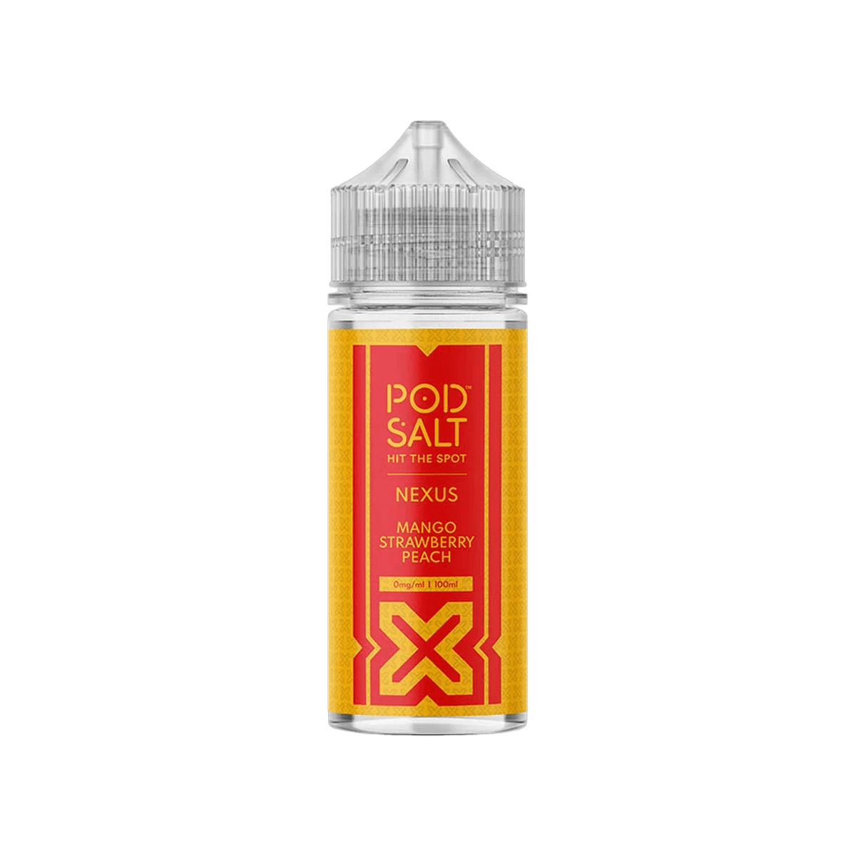 Mango Strawberry Peach Shortfill E-Liquid by Pod Salt Nexus 100ml - 0mg E-Liquid