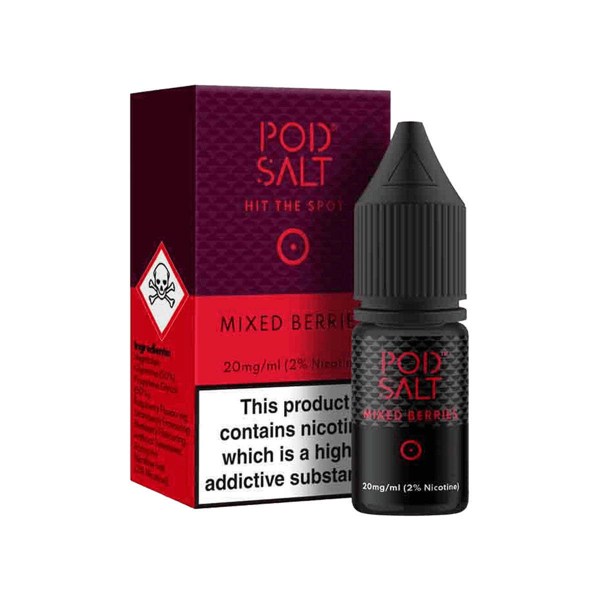 Mixed Berries Nic Salt E-Liquid by Pod Salt - E-Liquids