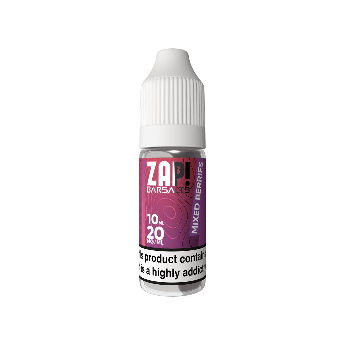 Mixed Berries Nic Salt E-Liquid by Zap Bar Salts - 10ml E-Liquid