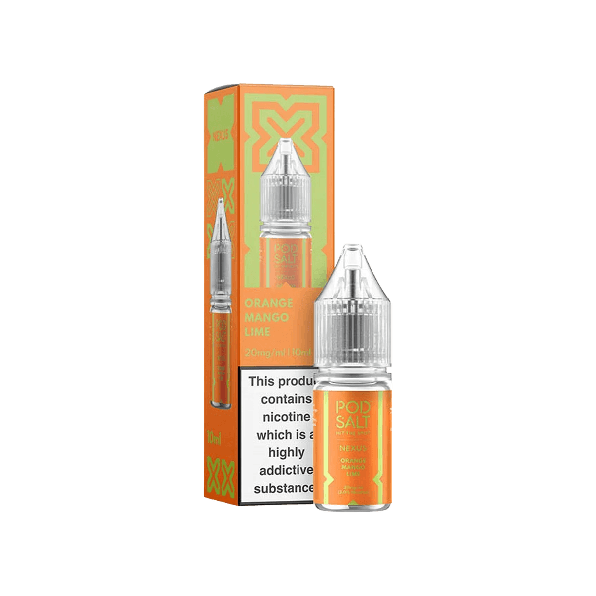 Orange Mango Lime Nic Salt E-Liquid by Pod Salt Nexus - E-Liquids