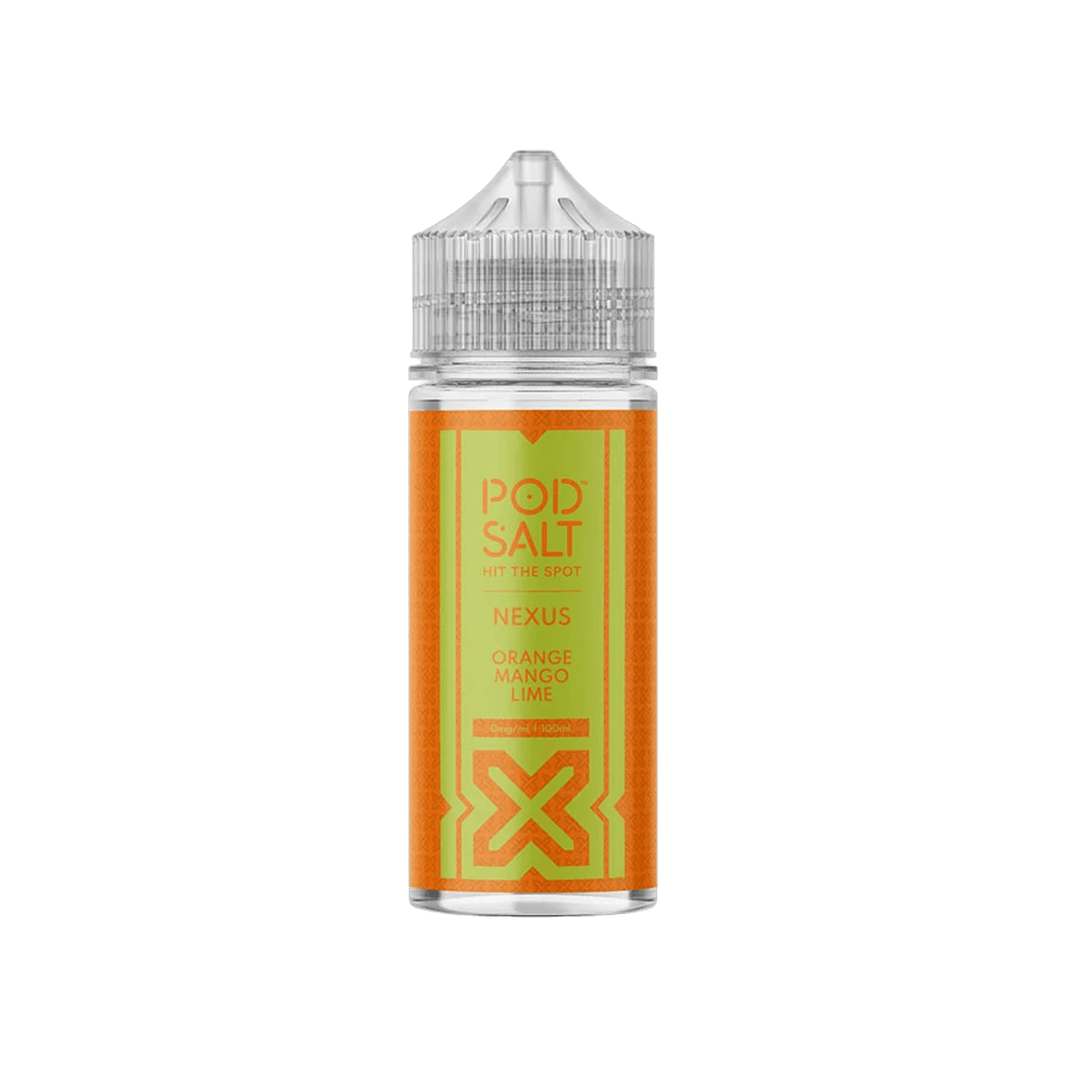 Orange Mango Lime Shortfill E-Liquid by Pod Salt Nexus 100ml - 0mg E-Liquid